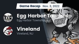 Recap: Egg Harbor Township  vs. Vineland  2022