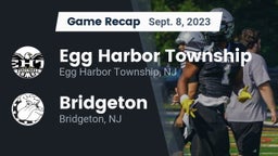 Recap: Egg Harbor Township  vs. Bridgeton  2023