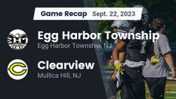 Recap: Egg Harbor Township  vs. Clearview  2023