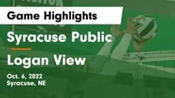 Syracuse Public  vs Logan View  Game Highlights - Oct. 6, 2022
