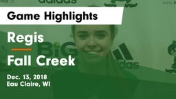 Regis  vs Fall Creek  Game Highlights - Dec. 13, 2018