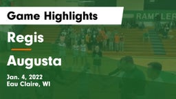 Regis  vs Augusta  Game Highlights - Jan. 4, 2022