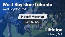 Matchup: West vs. Littleton  2016