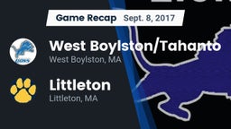 Recap: West Boylston/Tahanto  vs. Littleton  2017