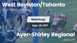 Matchup: West vs. Ayer-Shirley Regional  2017