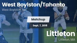Matchup: West vs. Littleton  2018