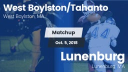 Matchup: West vs. Lunenburg  2018