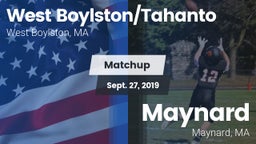 Matchup: West vs. Maynard  2019