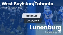 Matchup: West vs. Lunenburg  2019