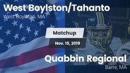 Matchup: West vs. Quabbin Regional  2019