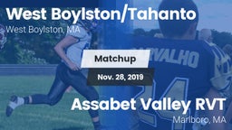 Matchup: West vs. Assabet Valley RVT  2019