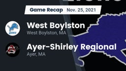 Recap: West Boylston  vs. Ayer-Shirley Regional  2021