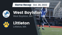 Recap: West Boylston  vs. Littleton  2022