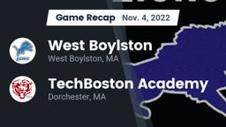 Recap: West Boylston  vs. TechBoston Academy 2022