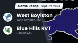 Recap: West Boylston  vs. Blue Hills RVT  2023