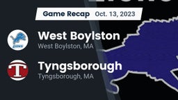Recap: West Boylston  vs. Tyngsborough  2023