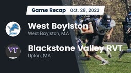 Recap: West Boylston  vs. Blackstone Valley RVT  2023