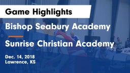 Bishop Seabury Academy  vs Sunrise Christian Academy Game Highlights - Dec. 14, 2018