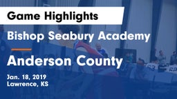 Bishop Seabury Academy  vs Anderson County  Game Highlights - Jan. 18, 2019