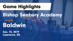 Bishop Seabury Academy  vs Baldwin  Game Highlights - Jan. 15, 2019