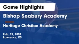 Bishop Seabury Academy  vs Heritage Christian Academy Game Highlights - Feb. 25, 2020