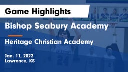 Bishop Seabury Academy  vs Heritage Christian Academy Game Highlights - Jan. 11, 2022