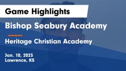 Bishop Seabury Academy  vs Heritage Christian Academy Game Highlights - Jan. 10, 2023