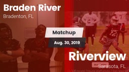 Matchup: Braden River High vs. Riverview  2019