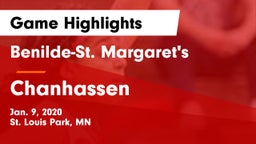 Benilde-St. Margaret's  vs Chanhassen  Game Highlights - Jan. 9, 2020