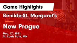 Benilde-St. Margaret's  vs New Prague  Game Highlights - Dec. 17, 2021