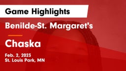 Benilde-St. Margaret's  vs Chaska  Game Highlights - Feb. 2, 2023