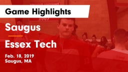 Saugus  vs Essex Tech Game Highlights - Feb. 18, 2019