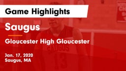 Saugus  vs Gloucester High Gloucester Game Highlights - Jan. 17, 2020