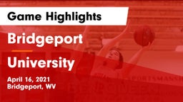 Bridgeport  vs University  Game Highlights - April 16, 2021