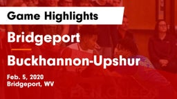 Bridgeport  vs Buckhannon-Upshur  Game Highlights - Feb. 5, 2020