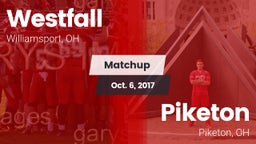 Matchup: Westfall  vs. Piketon  2017
