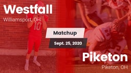 Matchup: Westfall  vs. Piketon  2020