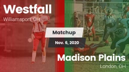 Matchup: Westfall  vs. Madison Plains  2020