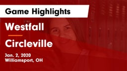 Westfall  vs Circleville  Game Highlights - Jan. 2, 2020