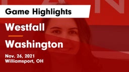 Westfall  vs Washington  Game Highlights - Nov. 26, 2021