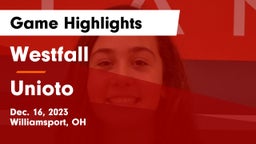 Westfall  vs Unioto  Game Highlights - Dec. 16, 2023