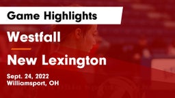 Westfall  vs New Lexington  Game Highlights - Sept. 24, 2022
