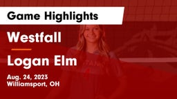 Westfall  vs Logan Elm  Game Highlights - Aug. 24, 2023