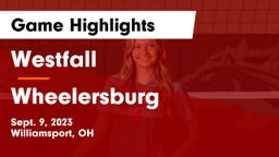 Westfall  vs Wheelersburg  Game Highlights - Sept. 9, 2023