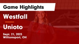 Westfall  vs Unioto  Game Highlights - Sept. 21, 2023