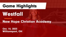 Westfall  vs New Hope Christian Academy Game Highlights - Oct. 14, 2023