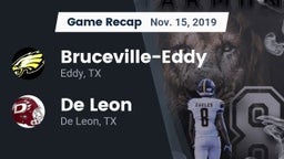 Recap: Bruceville-Eddy  vs. De Leon  2019