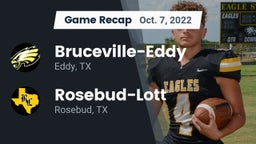 Recap: Bruceville-Eddy  vs. Rosebud-Lott  2022