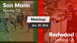 Matchup: San Marin High vs. Redwood  2016