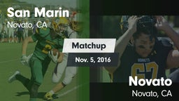 Matchup: San Marin High vs. Novato  2016